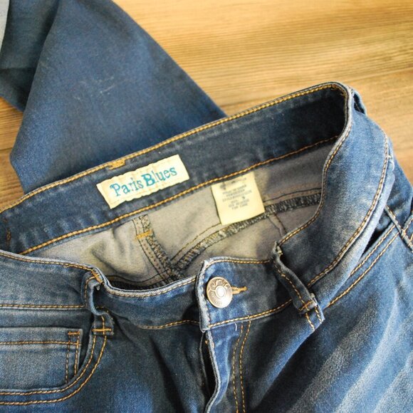 Paris Blues Women's Ankle Cropped Jeans 9 - Picture 5 of 5